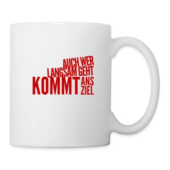 Prends ton temps - Mug blanc - blanc - Droite