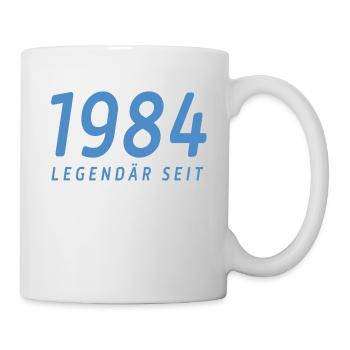 Legendär seit 1984 - Tasse - Weiß - Rechts