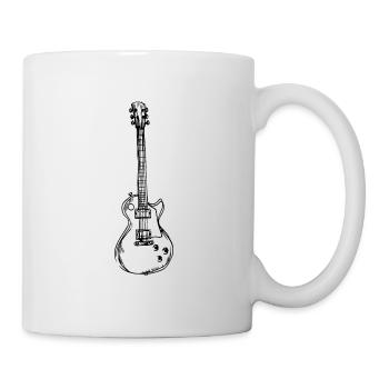 Gitarre Gitarrist - Tasse - Weiß - Rechts