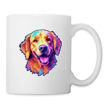 Golden Retriever - Tasse - Weiß - Rechts