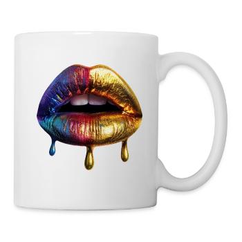 Lippen - Tasse - Weiß - Rechts