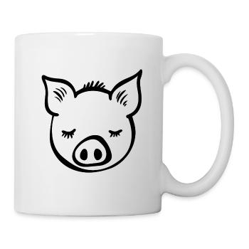 Pig Piggy - Mug - white - Right