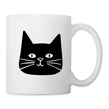 Cats, Cat Lady, Cat Lover, Cat Face - Mug - white - Right