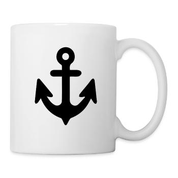 Anker - Tasse - Weiß - Rechts