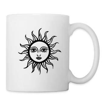 Sonne - Tasse - Weiß - Rechts