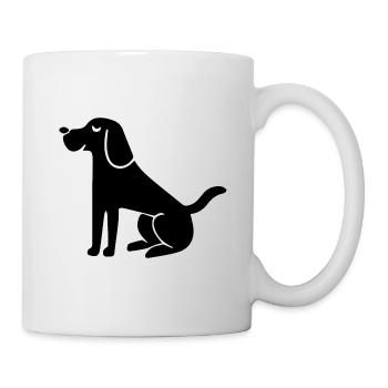 Chien Sport Chien École Chien - Mug blanc - blanc - Droite