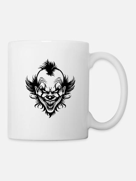 Clown - Tasse - Weiß