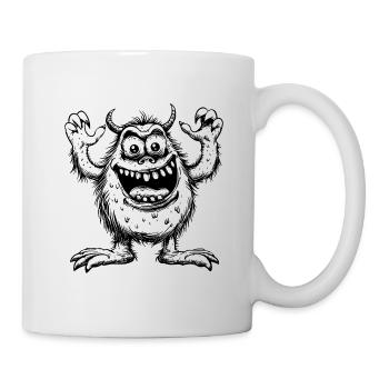 Monster - Tasse - Weiß - Rechts