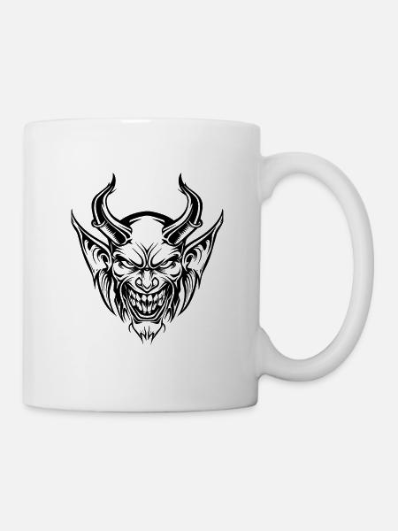 Teufel Dämon Satan - Tasse - Weiß