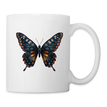 Papillon - Mug blanc - blanc - Droite