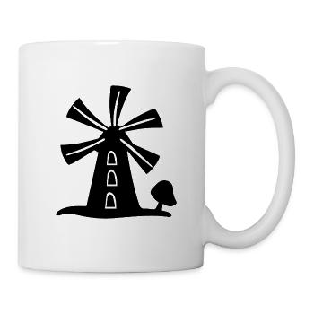 Windmühle - Tasse - Weiß - Rechts