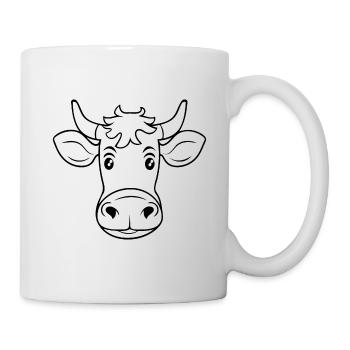 Vache Vaches - Mug blanc - blanc - Droite