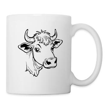 Vache Vaches - Mug blanc - blanc - Droite
