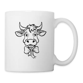 Kuh Kühe - Tasse - Weiß - Rechts