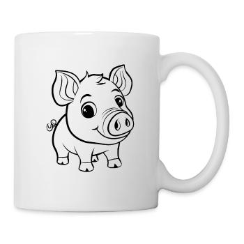 Pig Piggy - Mug - white - Right