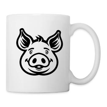 Pig Piggy - Mug - white - Right