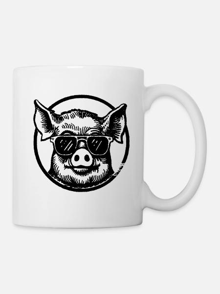 Cochon Cochon - Mug blanc - blanc