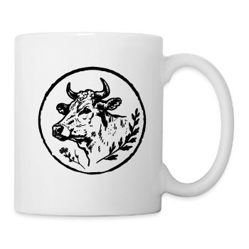 Kuh Kühe - Tasse - Weiß - Rechts