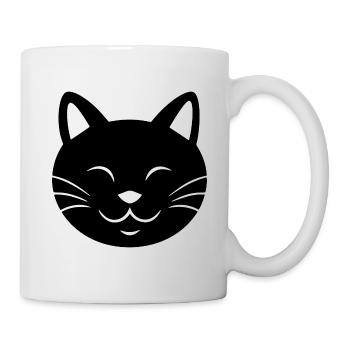 Cat Cats Cat Lady Cat Lover Cat Face - Mug - white - Right