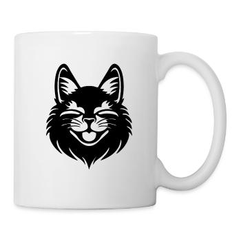 Cat Cats Cat Lady Cat Lover Cat Face - Mug - white - Right