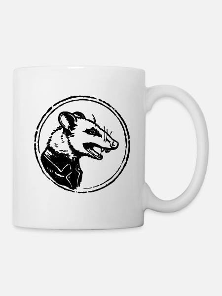 Opossum - Tasse - Weiß
