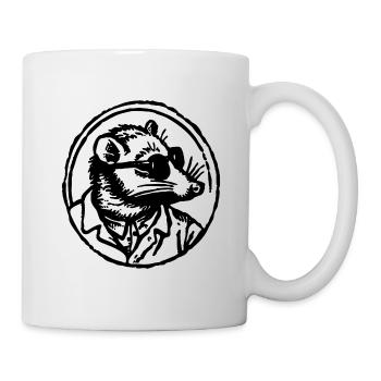 Maulwurf - Tasse - Weiß - Rechts