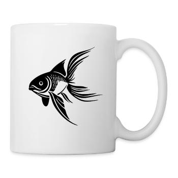 Poisson - Mug blanc - blanc - Droite