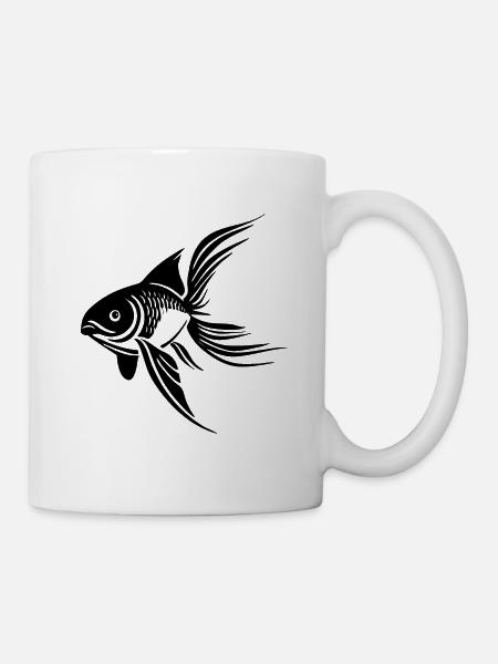 Fisch - Tasse - Weiß