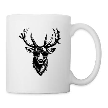 Reh Rehkitz Rehbock - Tasse - Weiß - Rechts