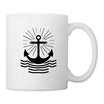 Anker - Tasse - Weiß - Rechts