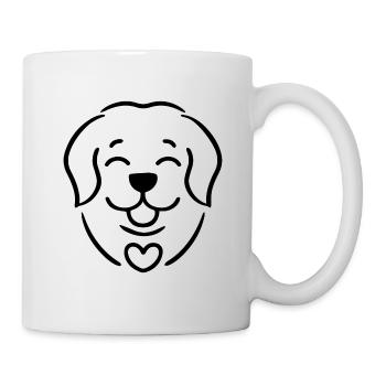 Golden Retriever Dog - Mug - white - Right