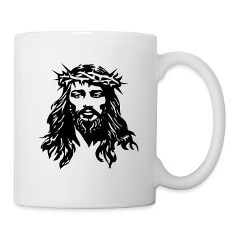 Jesus Christus Katholisch Religion Christentum - Tasse - Weiß - Rechts