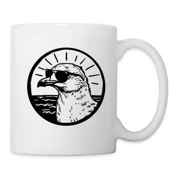 Mouette - Mug blanc - blanc - Droite