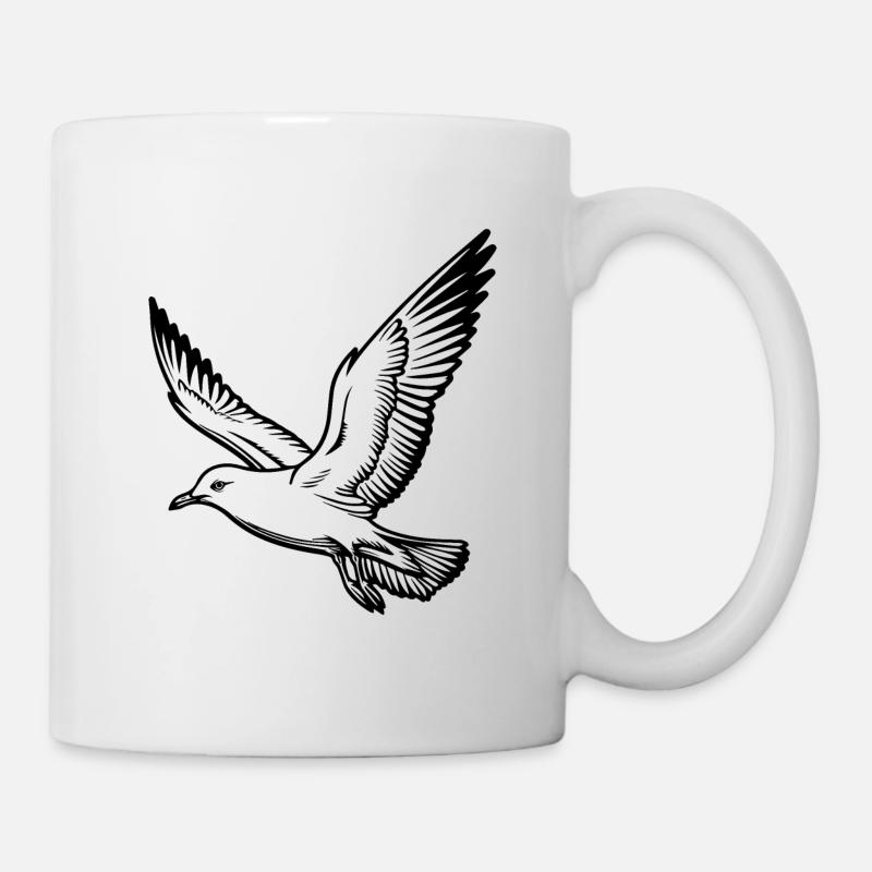 Möwe - Tasse - Weiß