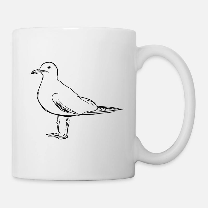 Möwe - Tasse - Weiß