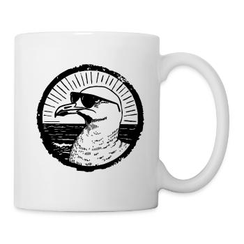 Mouette - Mug blanc - blanc - Droite