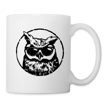 Eule - Tasse - Weiß - Rechts