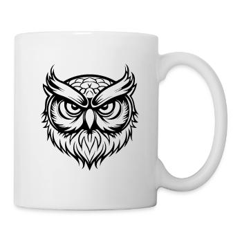 Eule - Tasse - Weiß - Rechts