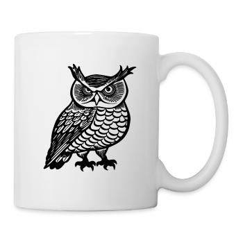 Owl Owls Bird - Mug - white - Right