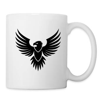 Adler Adlerkopf - Tasse - Weiß - Rechts