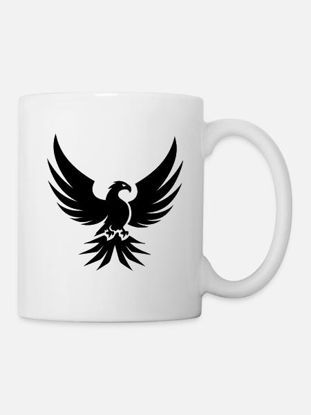 Adler Adlerkopf - Tasse - Weiß