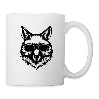 Fuchs Füchse - Tasse - Weiß - Rechts