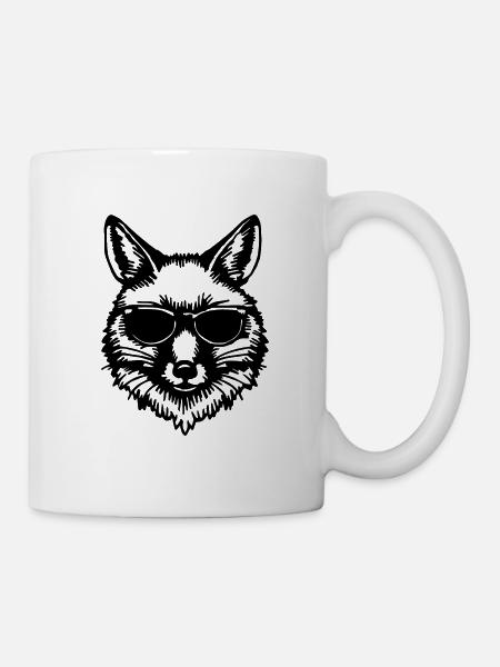 Fuchs Füchse - Tasse - Weiß