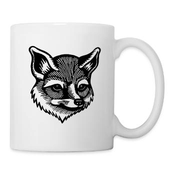 Fuchs Füchse - Tasse - Weiß - Rechts