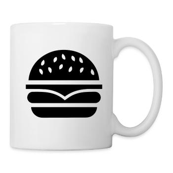 Hamburger Burger - Tasse - Weiß - Rechts