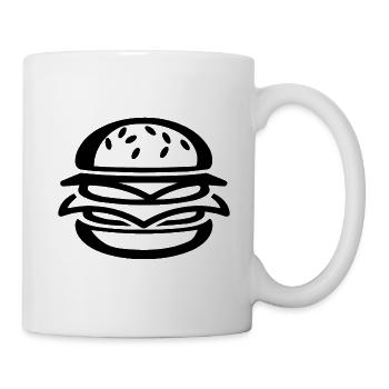 Hamburg burgers - Mug - white - Right