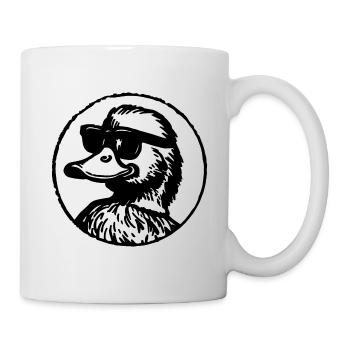 Ente Enten - Tasse - Weiß - Rechts