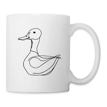 Canards - Mug blanc - blanc - Droite