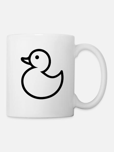 Ente Enten - Tasse - Weiß