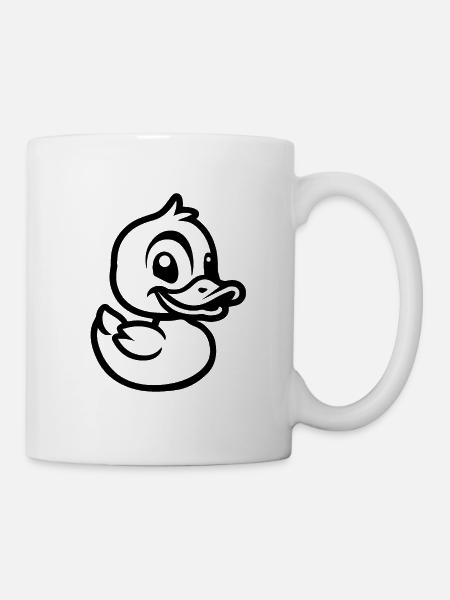 Ente Enten - Tasse - Weiß